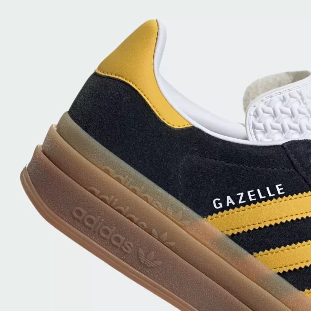 [NEW] Women's adidas Gazelle Bold Shoe Black IE0422 - Picture 5 of 6